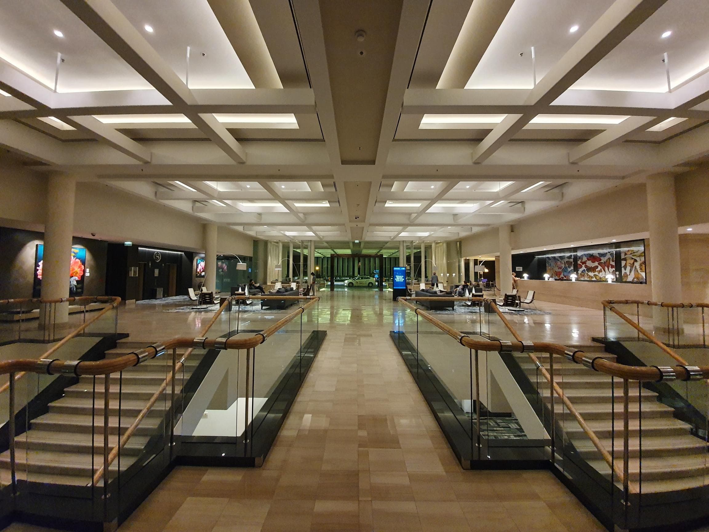 Commercial building interior